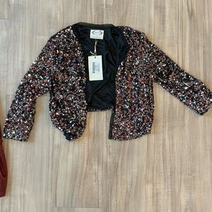 Joyfolie Livy jacket in Multi color girls size 7